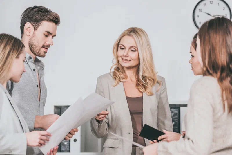 A woman considering her next professional step